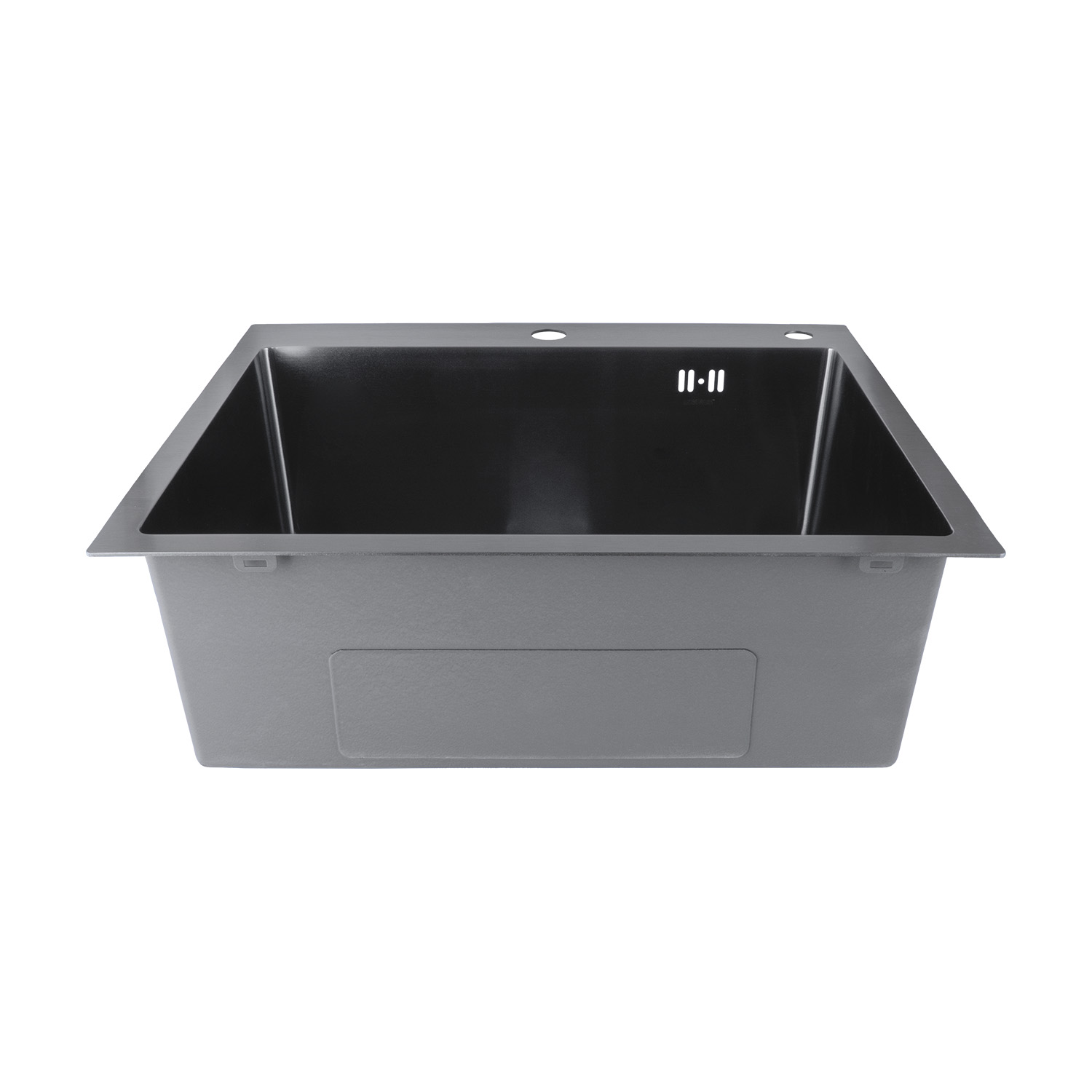 Nerezový dřez MIXXUS MH5843 GRAPHITE se sifonem, grafitový