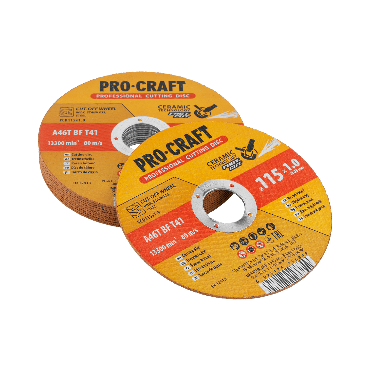Keramický řezný kotouč Procraft YСD115x1.0