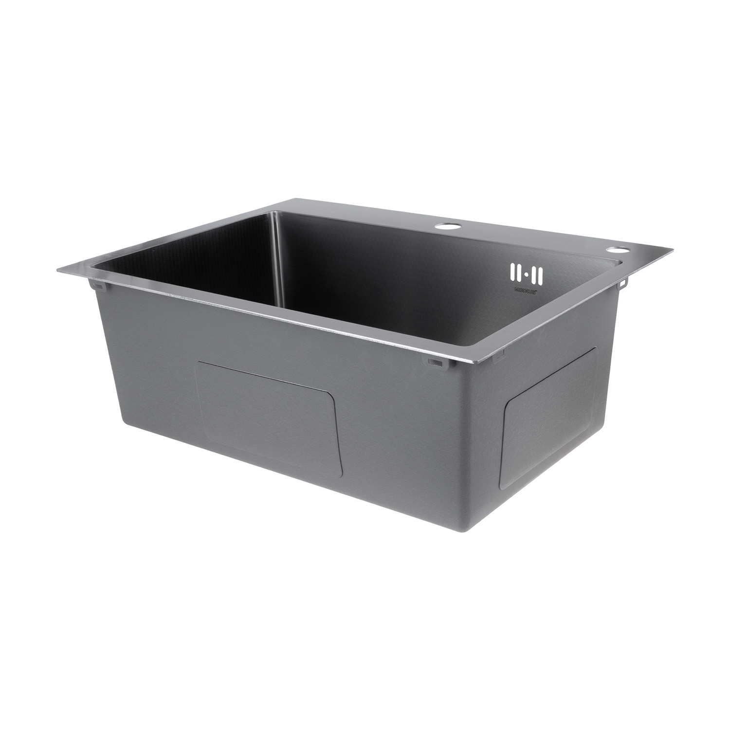Nerezový dřez MIXXUS MH5843 DECOR SS COLOR se sifonem, nerez | MH5843 DECOR SS COLOR