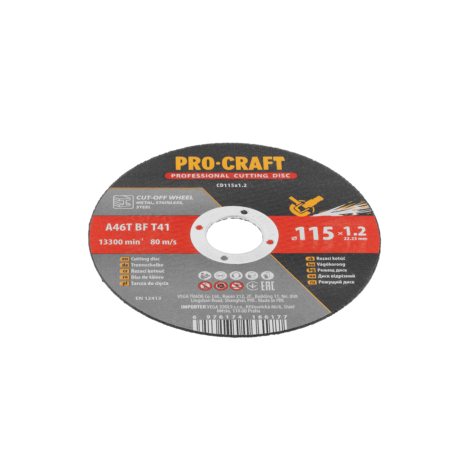 Řezný kotouč Procraft CD115x1.2
