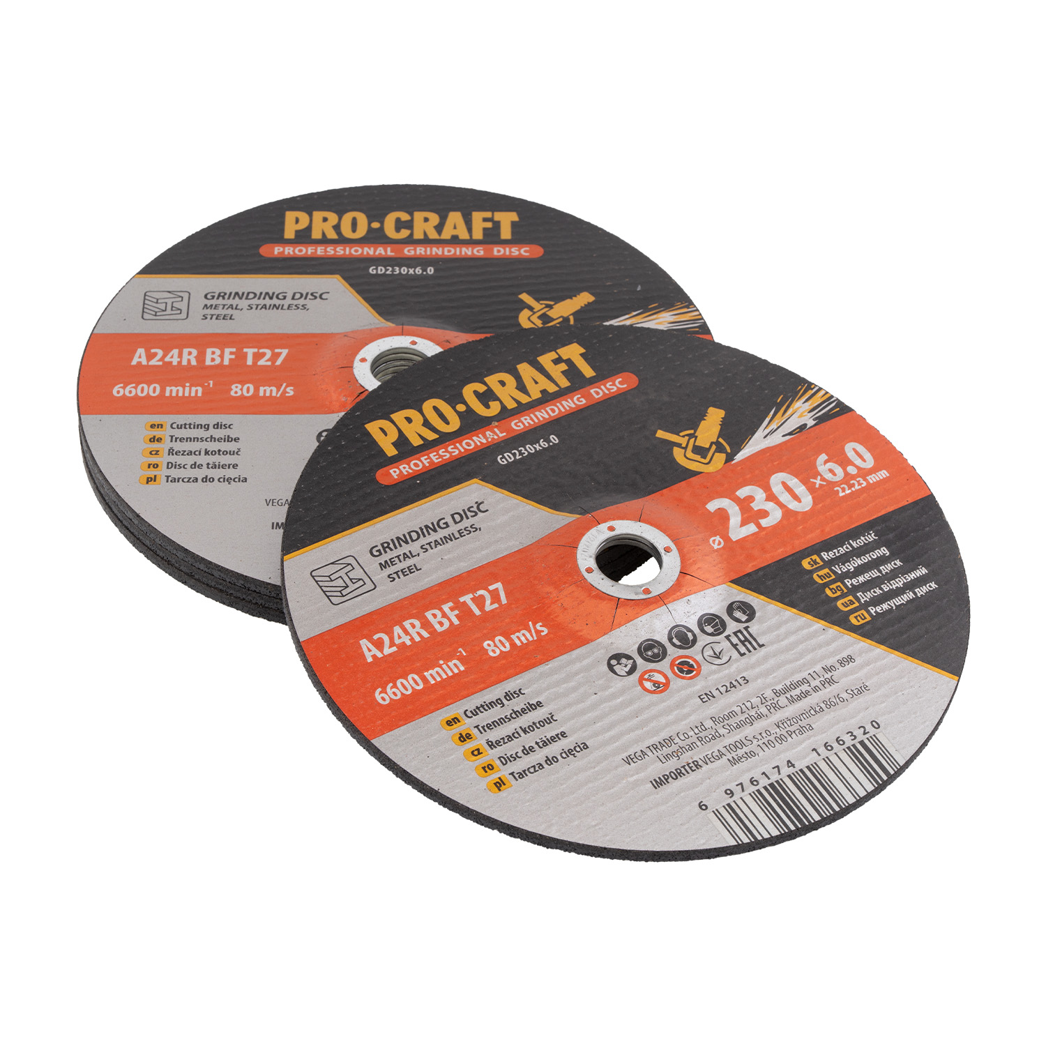 Brusný kotouč Procraft GD230x6.0