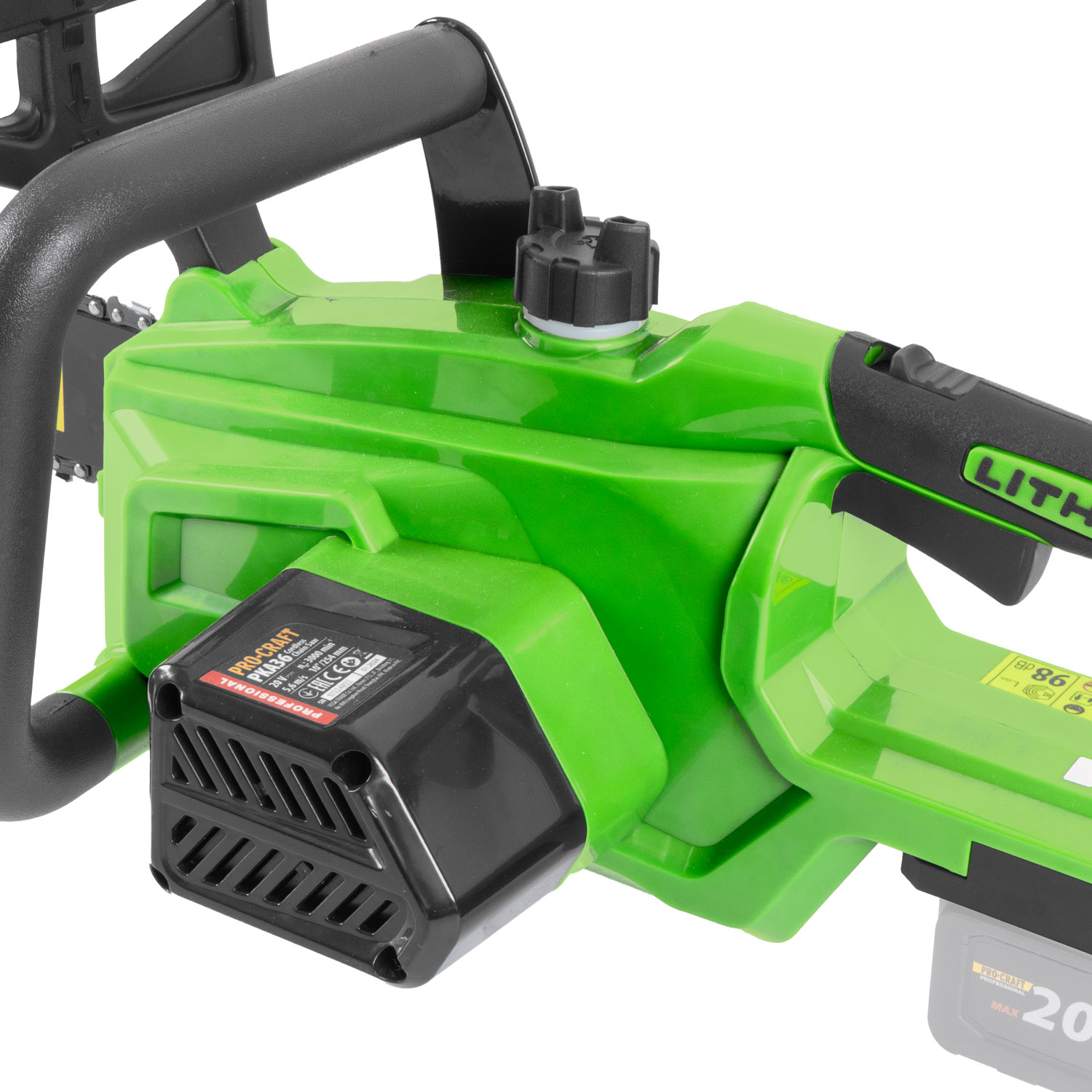 Aku řetězová pila Procraft PKA36 (bez baterie a nabíječky)