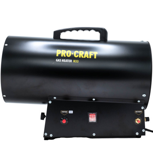 Plynový teplovzdušný ohrievač Procraft H33 | H33