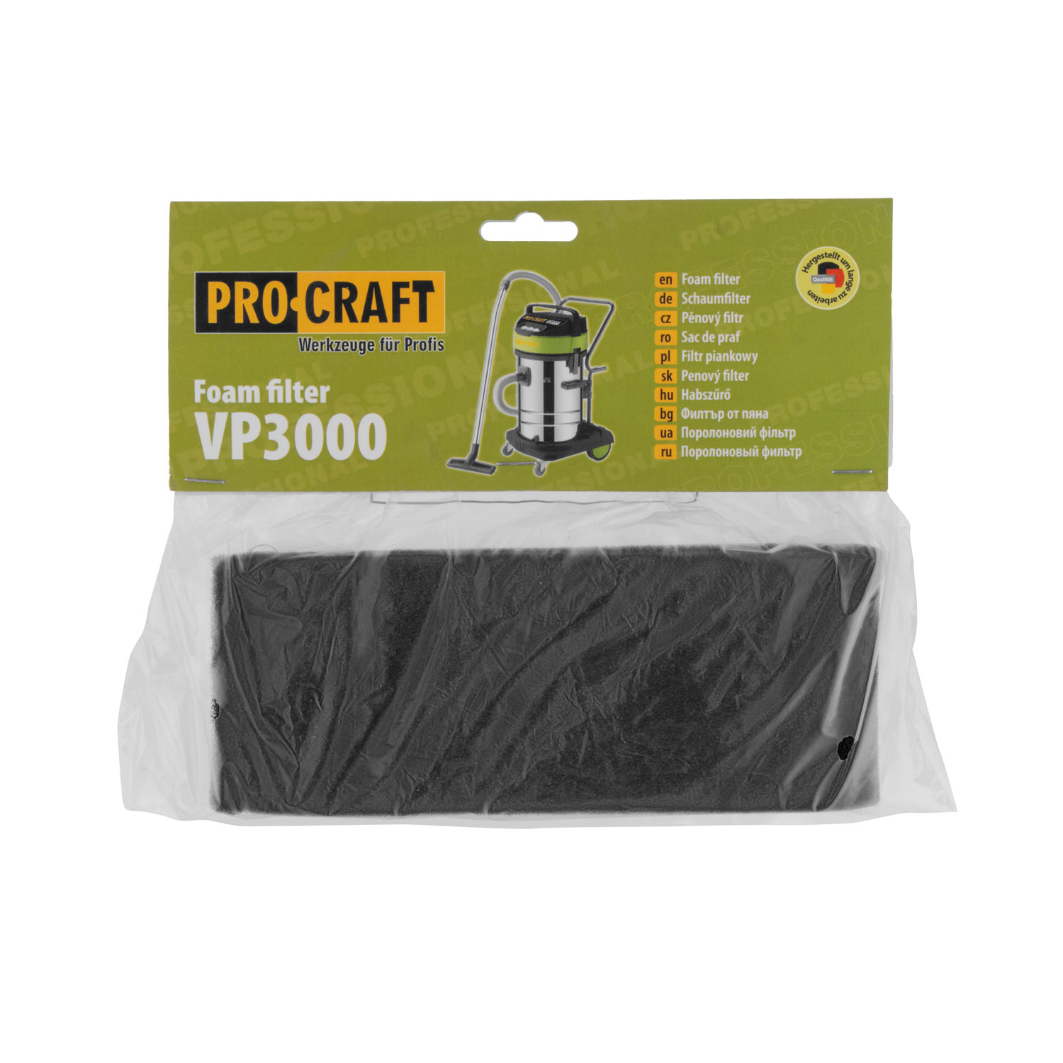 Pěnový filtr pro průmyslový vysavač Procraft VP3000