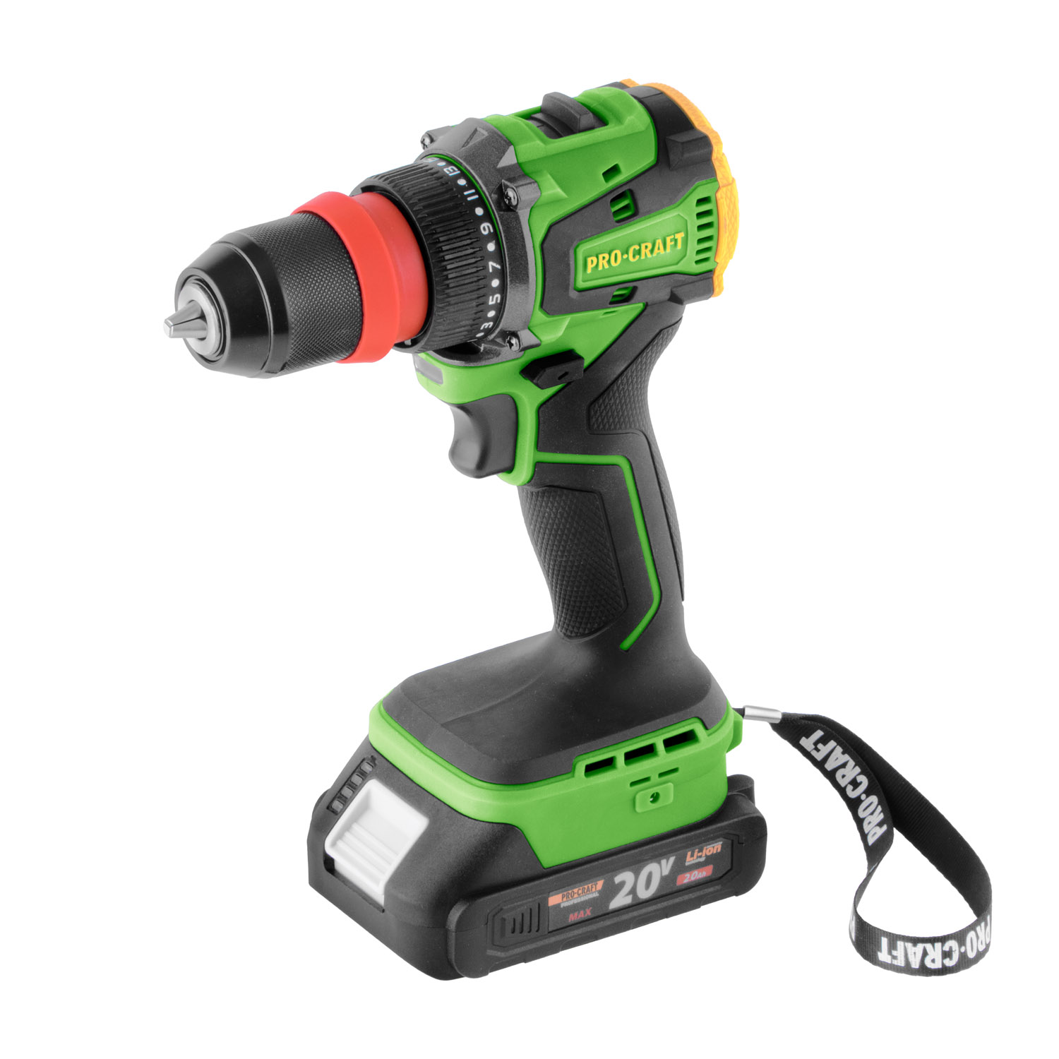Aku vrtací šroubovák Procraft PA20LiDFR