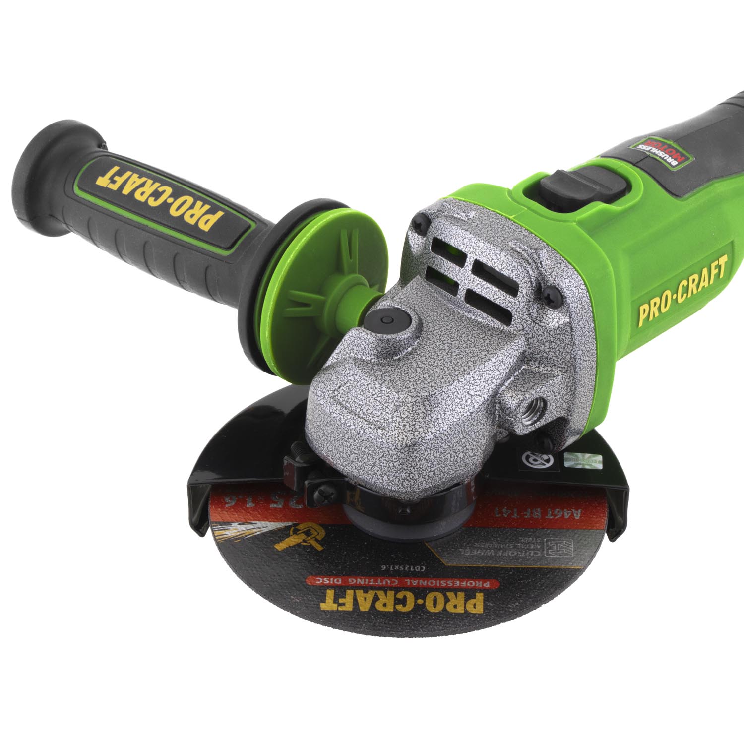 Aku úhlová bruska Procraft PWА220, 125mm