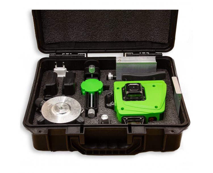 Procraft LE-4G Zelený čiarový laser, krížová samonivelačná rovina | LE-4G
