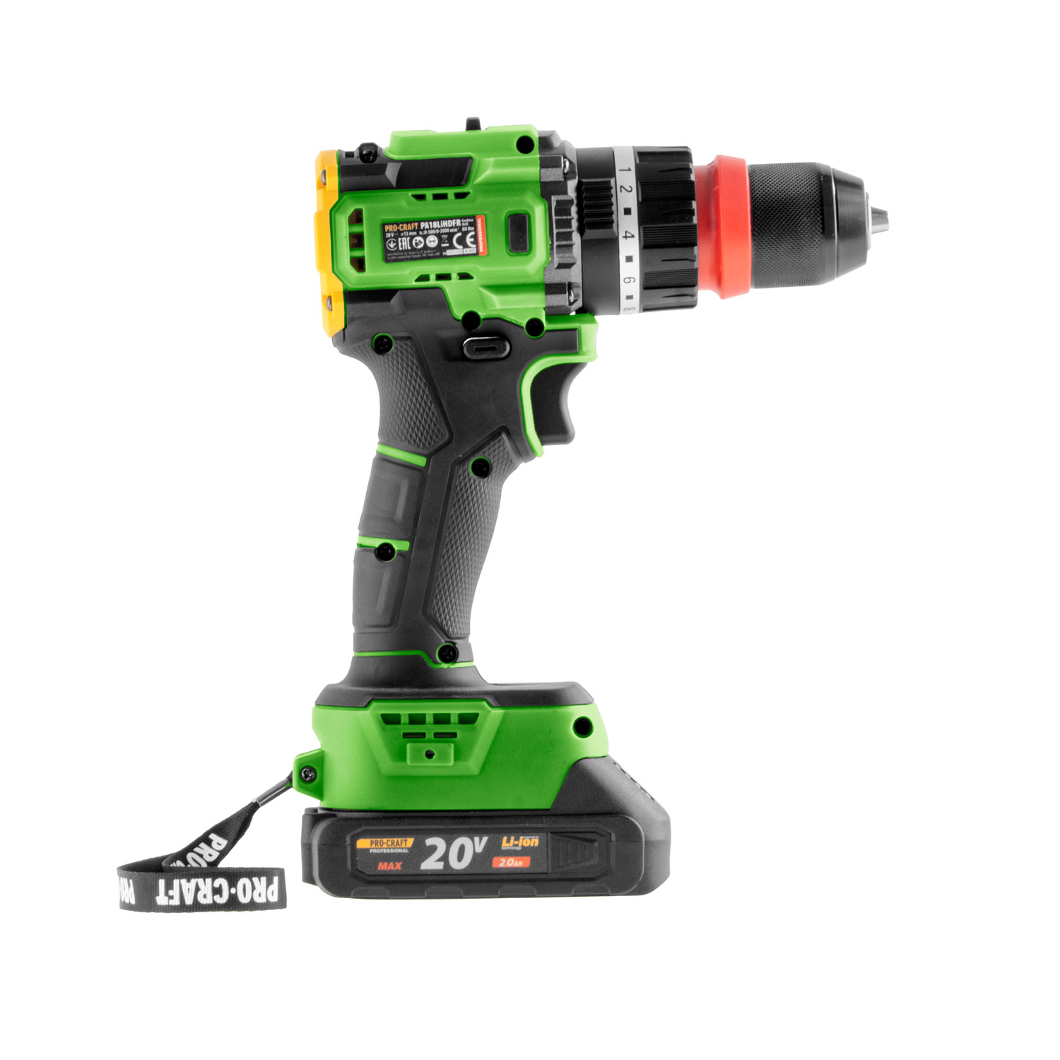 Aku vrtací šroubovák Procraft PA18LiH DFR