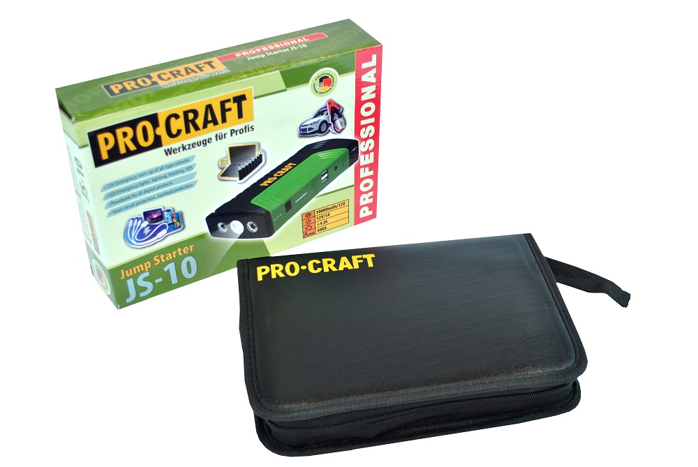 Jump štartér s funkciou powerbanky Procraft JS-10 | JS-10