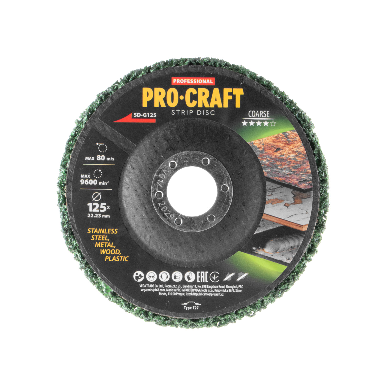 Kotouč brusný Clean & Strip Procraft SD-G125