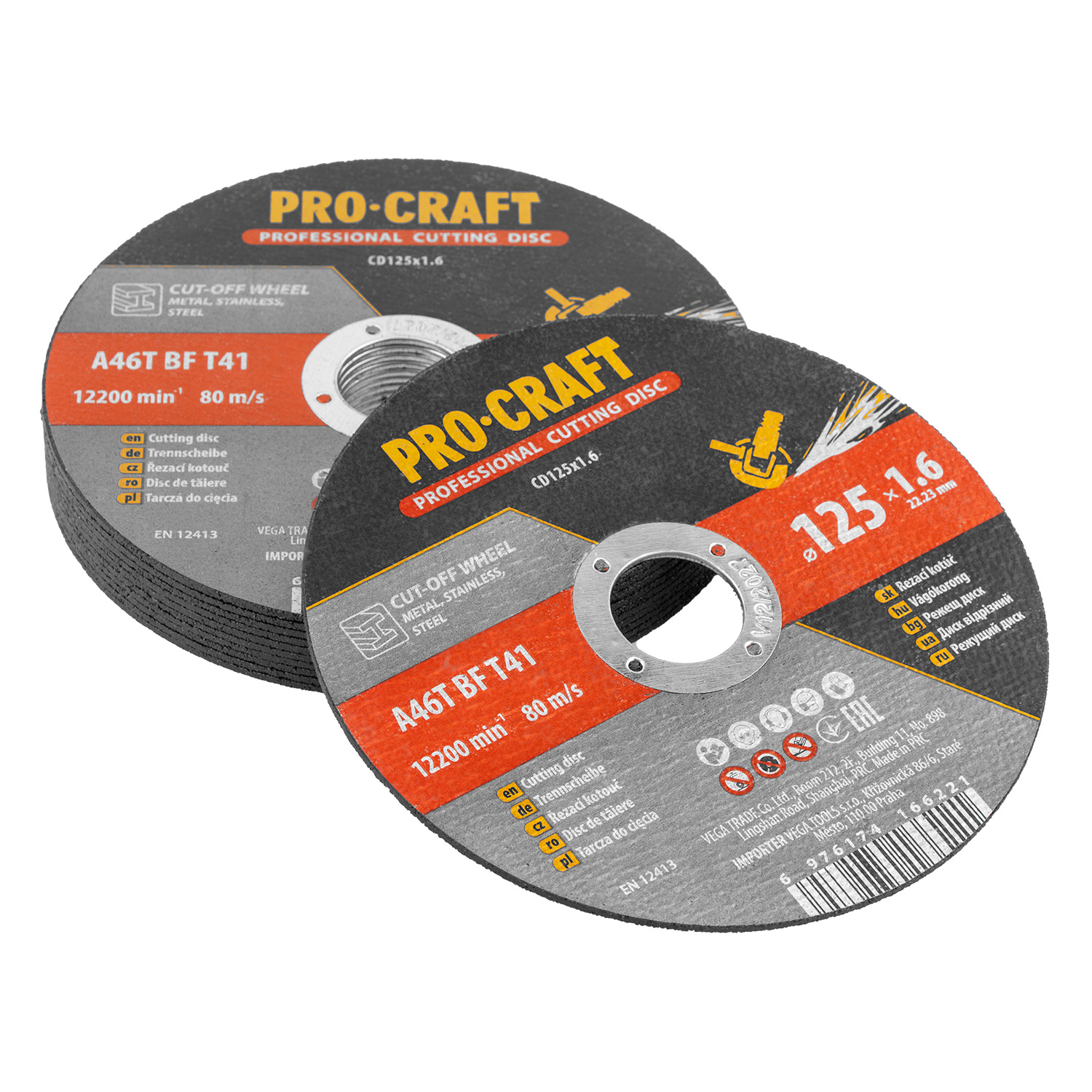 Řezný kotouč Procraft CD125x1.6