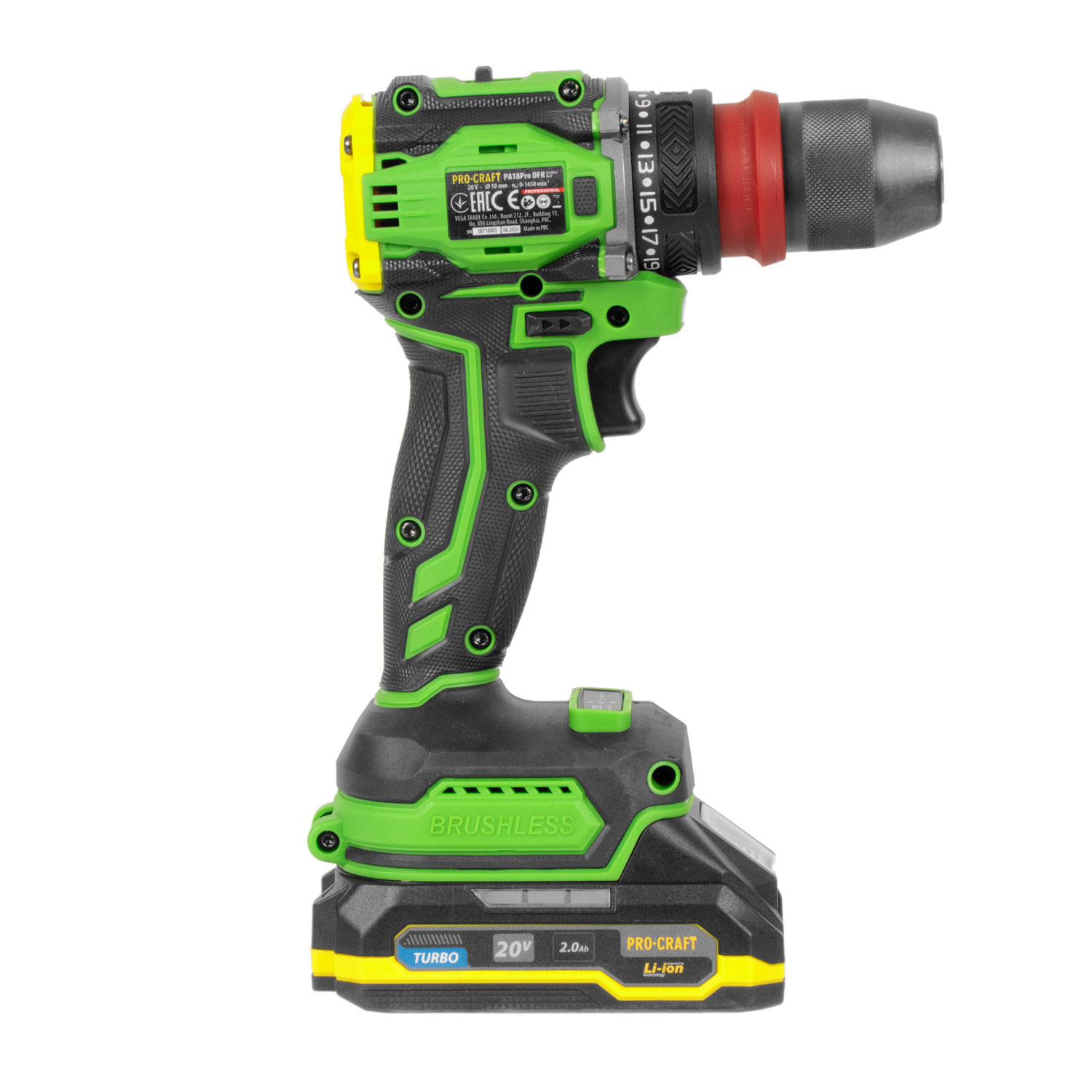 Aku vrtací šroubovák Procraft PA18Pro DFR