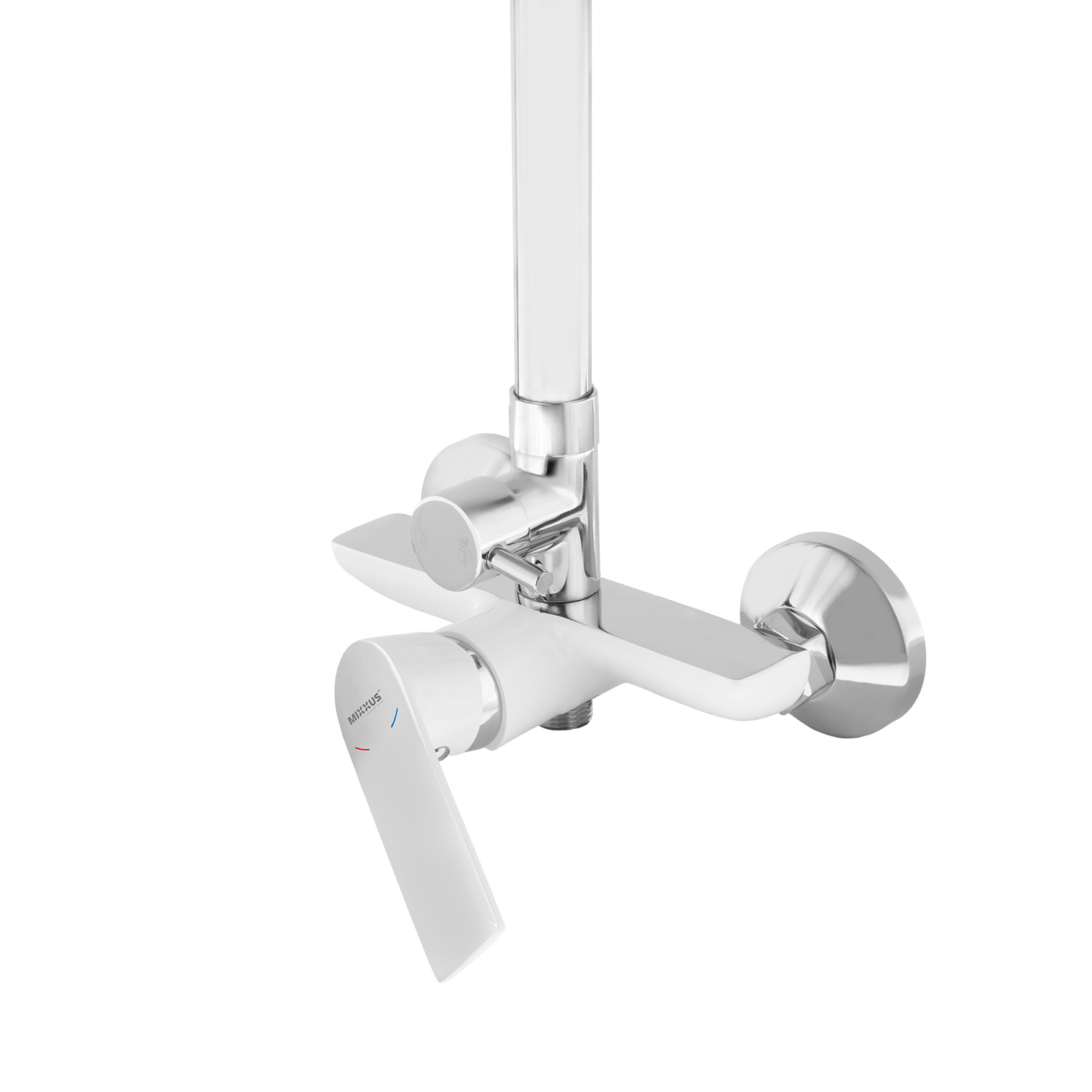 Sprchový sloup s baterií MIXXUS PREMIUM ALEX 003-J WHITE-CHROME, bílý-chrom