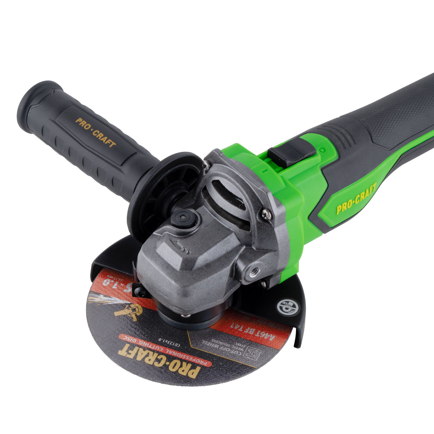 Aku úhlová bruska Procraft PGA22 (bez baterie a nabíječky), 125mm