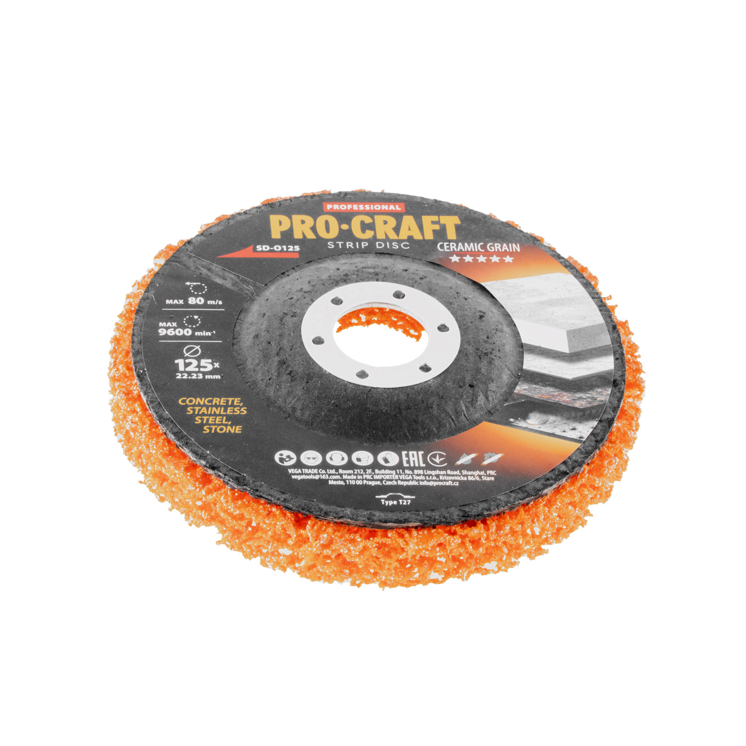 Kotouč brusný Clean & Strip Procraft SD-O125