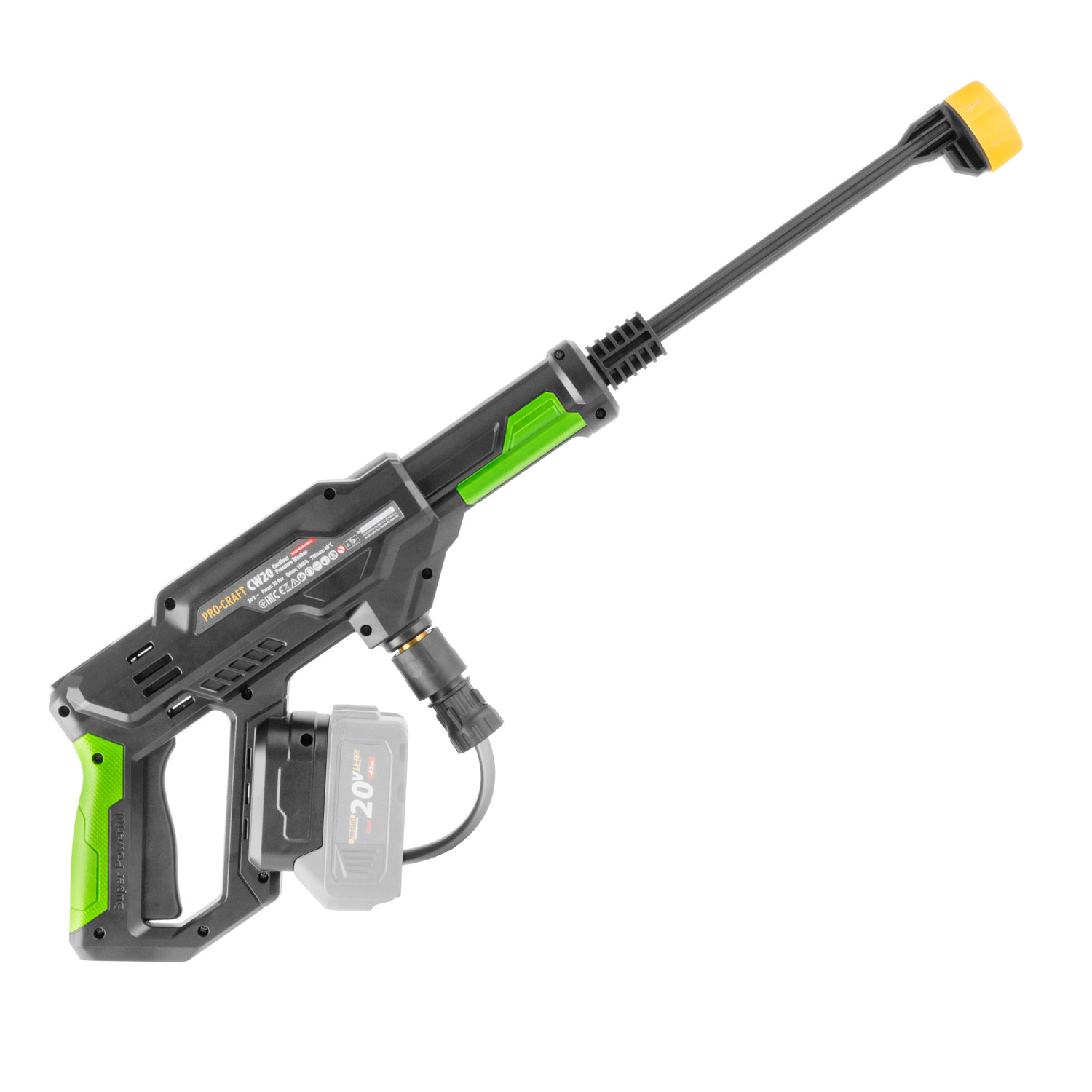 Aku tlaková myčka Procraft CW20 (bez baterie a nabíječky)