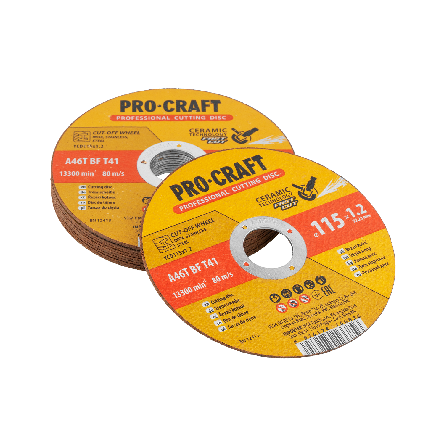 Keramický řezný kotouč Procraft YСD115x1.2