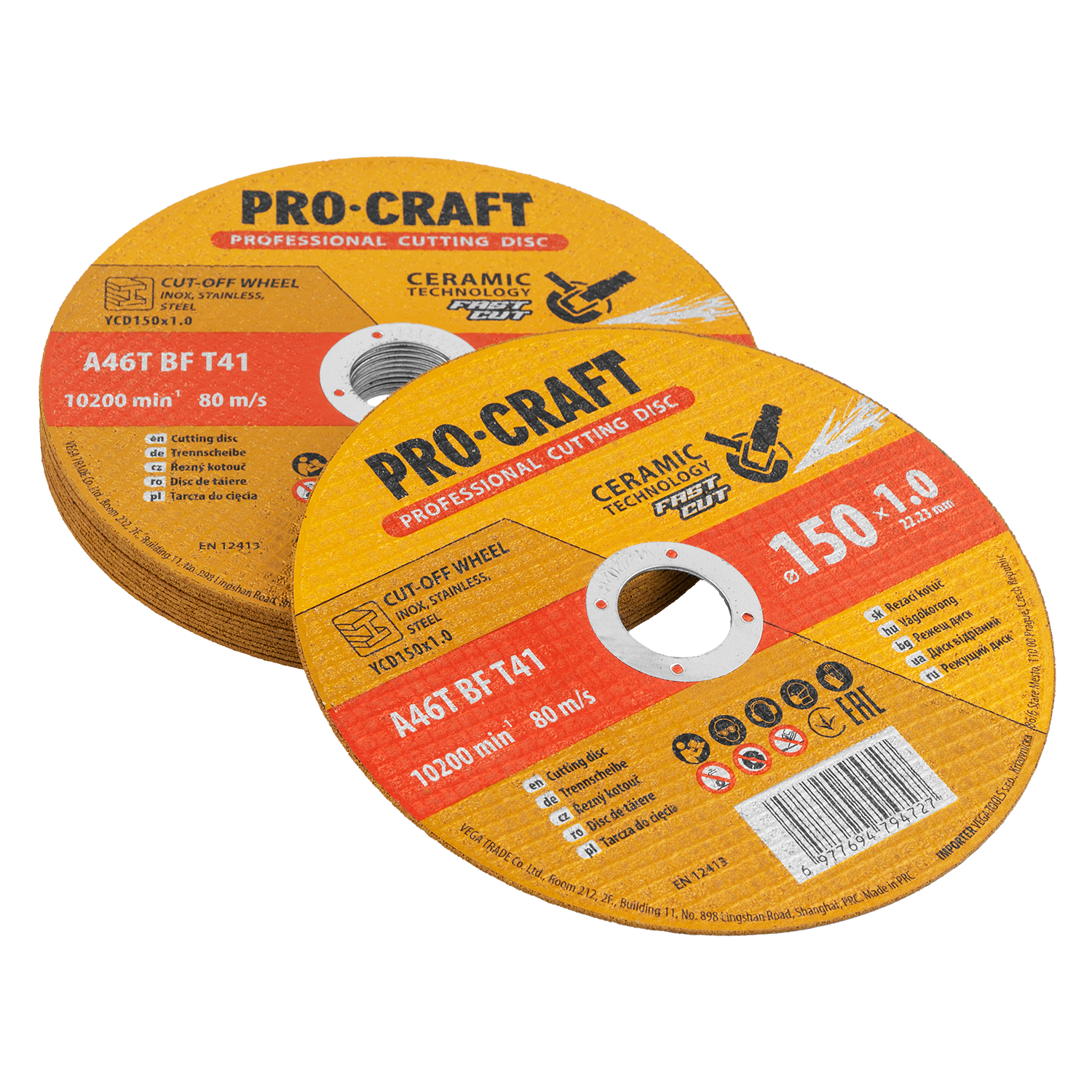Kotouč řezný keramický Procraft YCD150x1.0
