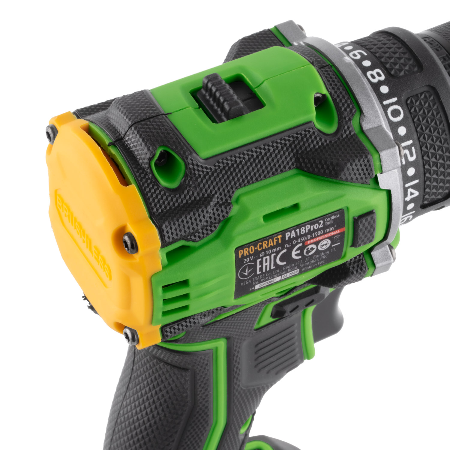 Aku vrtací šroubovák Procraft PA18Pro2 + sada bitů