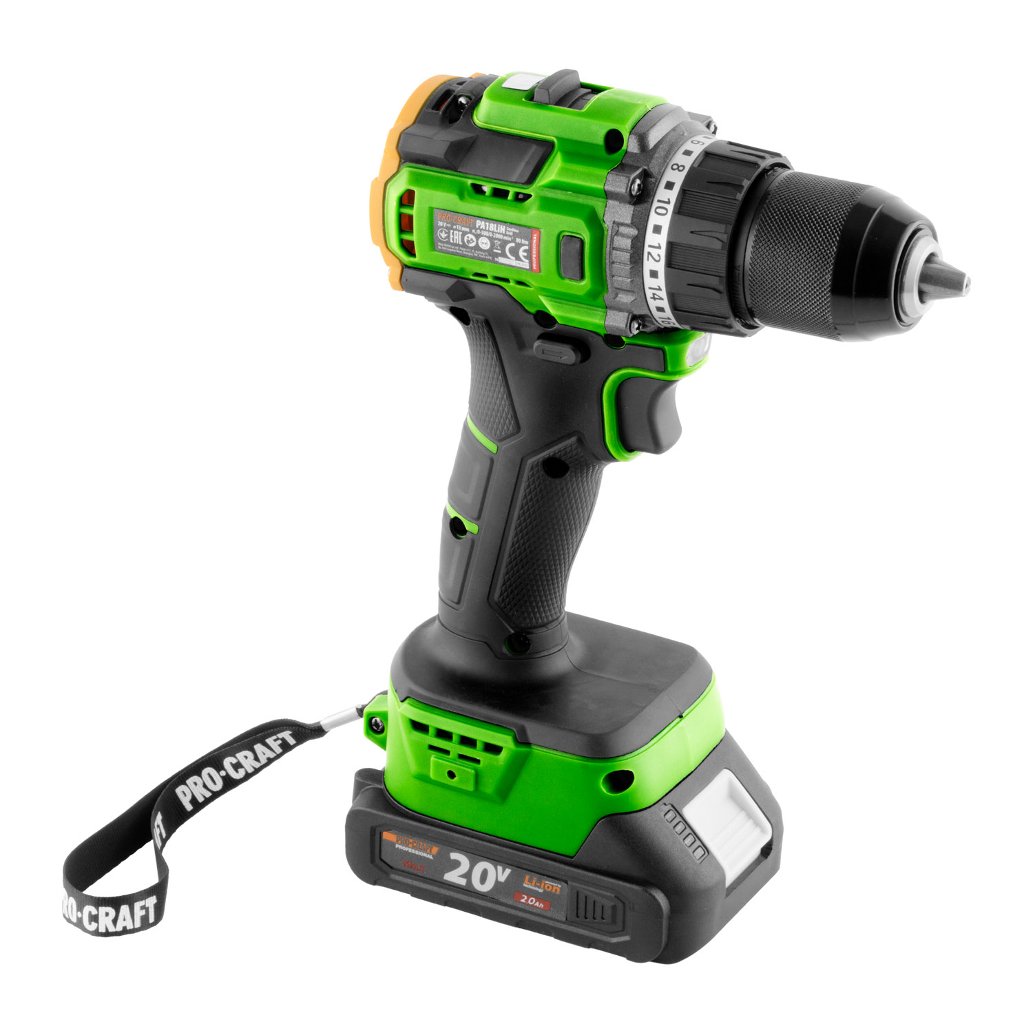 Aku vrtací šroubovák Procraft PA18LiH
