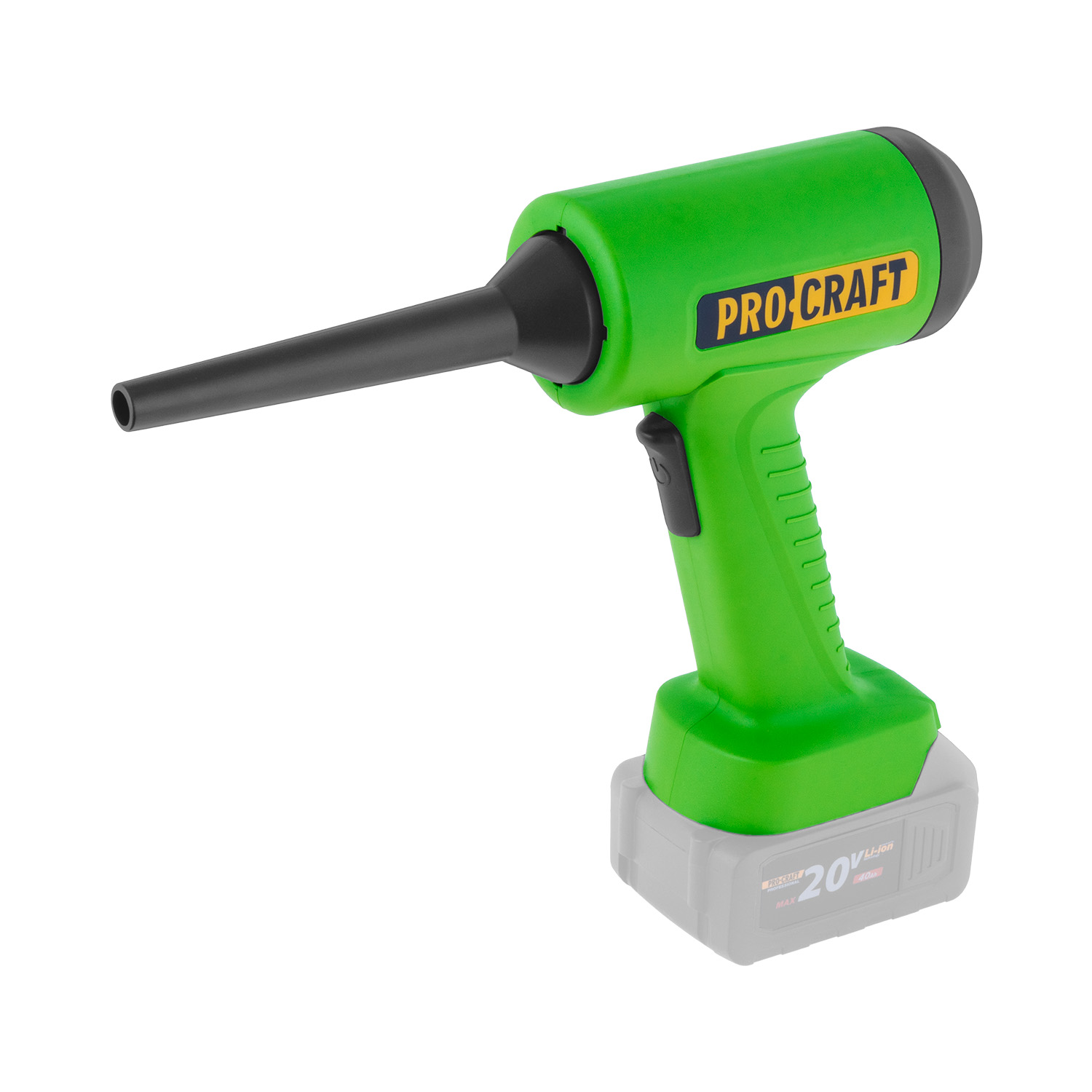 Aku stříkací pistole Procraft PSE22bb s funkcí ofukování (bez baterie a nabíječky)