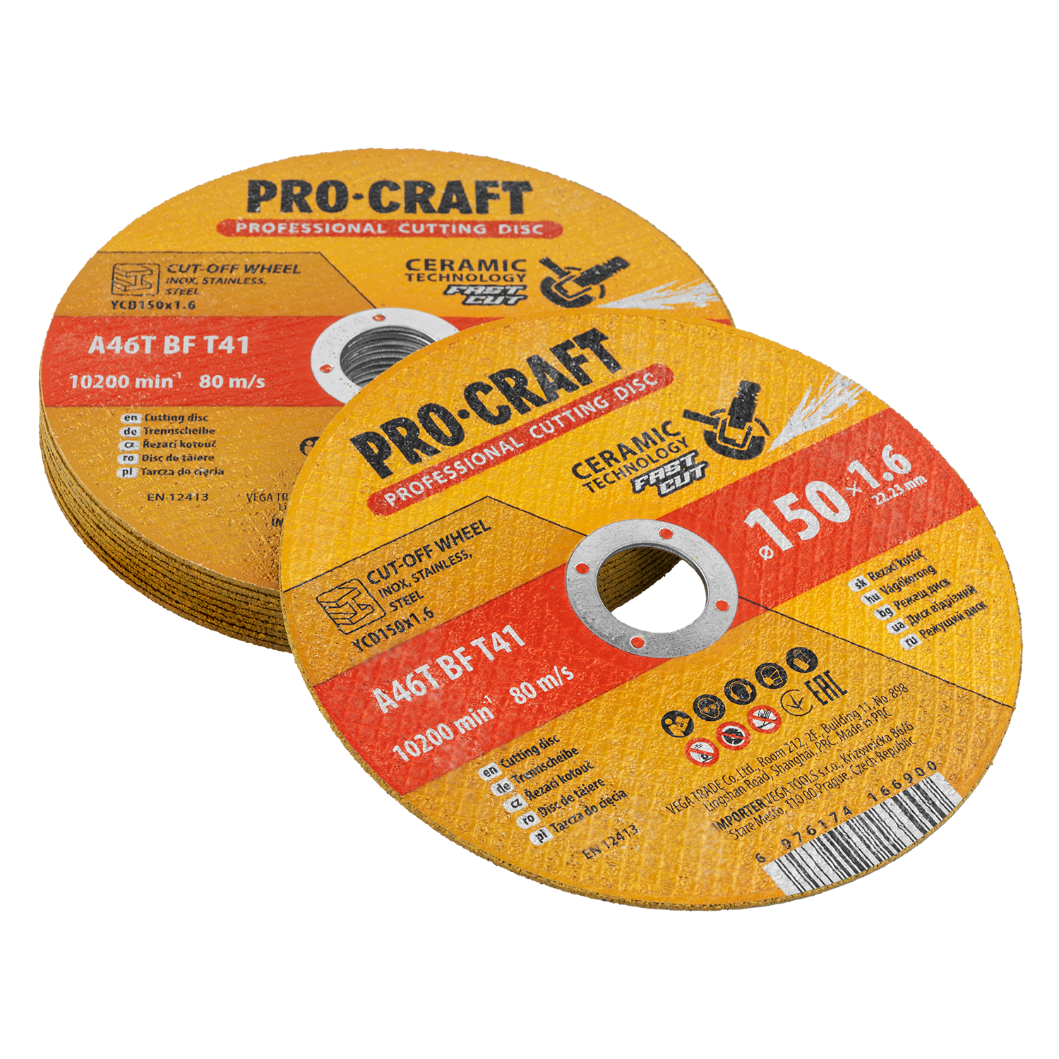 Keramický řezný kotouč Procraft YСD150x1.6