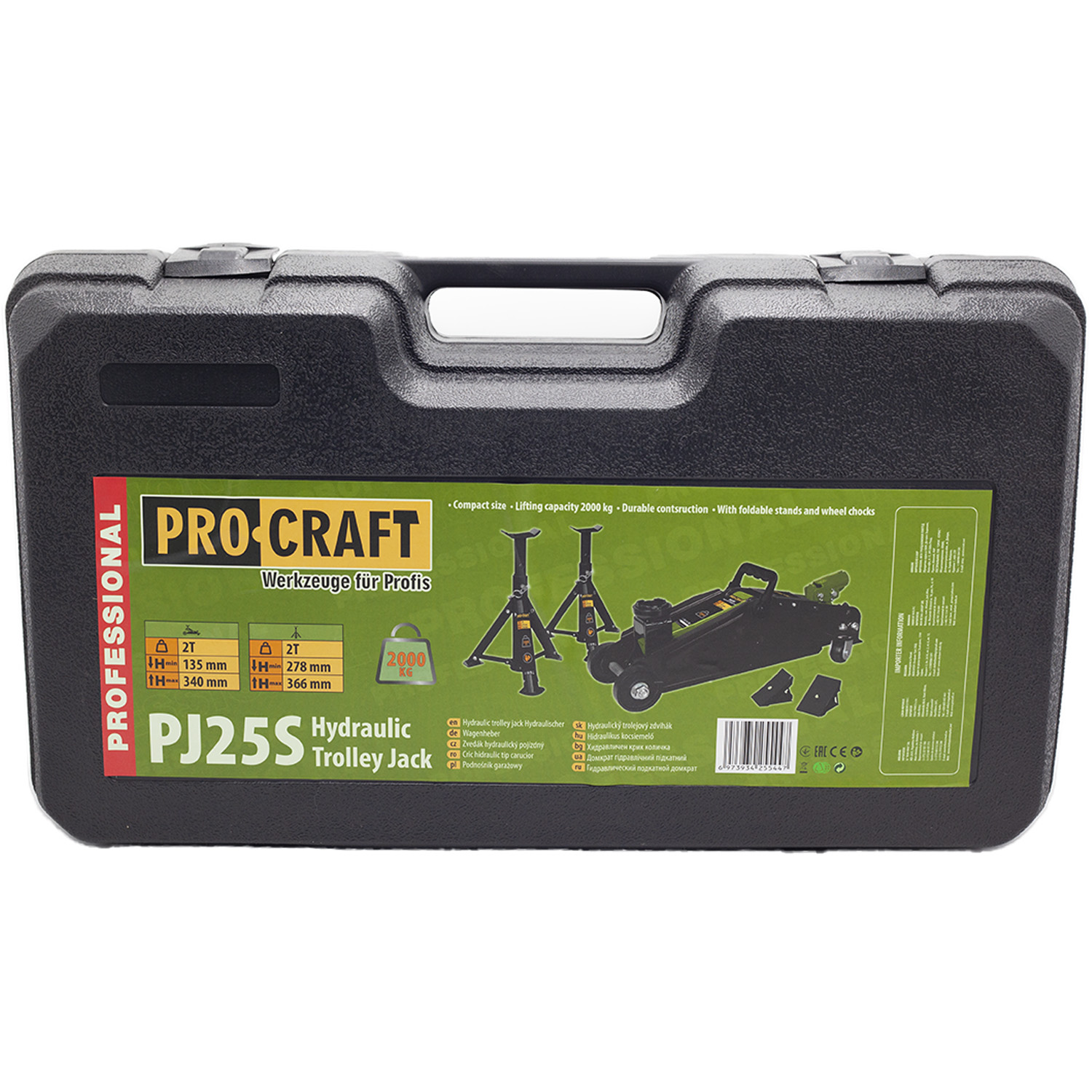 Mobilný hydraulický zdvihák Procraft PJ25S | PJ25S